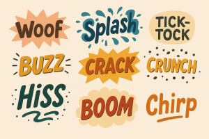 25 populaire onomatopeeën